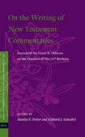 Cover: On the Writing of New Testament Commentaries - Brill