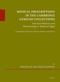 Cover: Medical Prescriptions in the Cambridge Genizah Collections - Brill