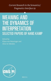 Enlarge image Cover: Meaning and the Dynamics of Interpretation - Brill