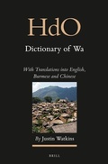 Cover: Dictionary of Wa (2 vols) - Brill