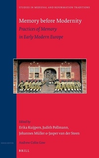 Enlarge image Cover: Memory before Modernity - Brill