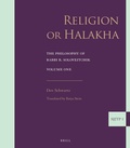 Cover: Religion or Halakha (paperback) - Brill
