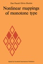 Cover: Nonlinear mappings of monotone type - Kluwer Academic Publishers