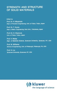 Abbildung von: Strength and Structure of Solid Materials - Kluwer Academic Publishers