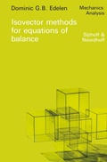 Cover: Isovector Methods for Equations of Balance - Kluwer Academic Publishers