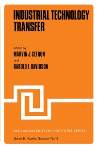 Enlarge image Cover: Industrial Technology Transfer - Springer