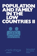 Cover: Population and family in the Low Countries II - Wolters-Noordhoff B.V.