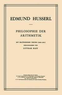Abbildung von: Philosophie der Arithmetik - Springer