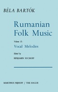 Cover: Rumanian Folk Music - Springer