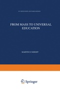 Cover: From Mass to Universal Education - Springer