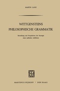 Cover: Wittgensteins Philosophische Grammatik - Kluwer Academic Publishers