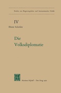 Cover: Die Volksdiplomatie - Springer
