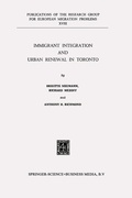 Cover: Immigrant Integration and Urban Renewal in Toronto - Kluwer Academic Publishers