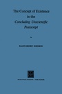 Cover: The Concept of Existence in the Concluding Unscientific Postscript - Springer