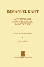 Cover: Anthropology from a Pragmatic Point of View - Kluwer Academic Publishers