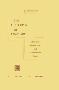 Enlarge image Cover: The Philosophy of Language - Kluwer Academic Publishers