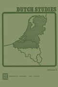 Cover: Dutch Studies - Kluwer Academic Publishers