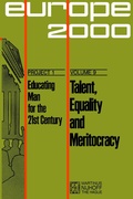 Cover: Talent Equality and Meritocracy - Kluwer Academic Publishers