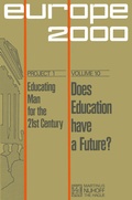 Cover: Does Education Have a Future? - Kluwer Academic Publishers