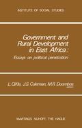 Cover: Government and Rural Development in East Africa - Springer