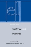 Cover: Existence et Existents - Kluwer Academic Publishers