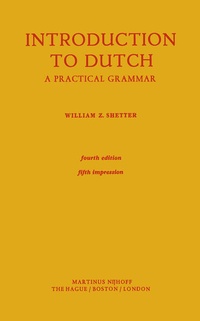 Enlarge image Cover: Introduction to Dutch - Kluwer Academic Publishers