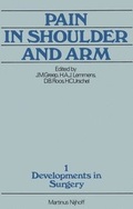 Cover: Pain in Shoulder and Arm - Kluwer Academic Publishers