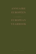 Cover: European Yearbook (Annuaire Europeen) - Kluwer Academic Publishers