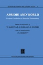 Cover: Apriori and World - Springer