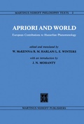 Cover: Apriori and World - Springer