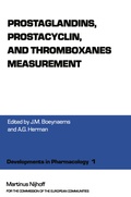 Cover: Prostaglandins, Prostacyclin, and Thromboxanes Measurement - Springer