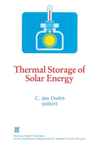 Enlarge image Cover: Thermal Storage of Solar Energy - Springer