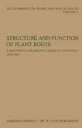 Cover: Structure and Function of Plant Roots - Springer