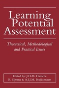 Cover: Learning Potential Assessment - Swets & Zeitlinger