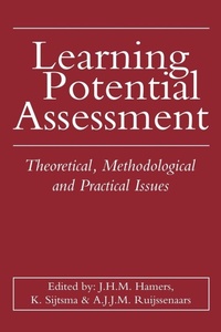 Enlarge image Cover: Learning Potential Assessment - Swets & Zeitlinger