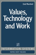 Cover: Values, Technology and Work - Springer