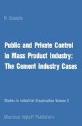 Cover: Public and Private Control in Mass Product Industry: The Cement Industry Cases - Springer
