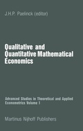 Cover: Qualitative and Quantitative Mathematical Economics - Kluwer Academic Publishers