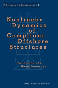 Enlarge image Cover: Nonlinear Dynamics of Compliant Offshore Structures - Swets & Zeitlinger
