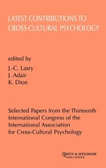 Cover: Latest Contributions to Cross-cultural Psychology - Swets & Zeitlinger