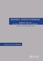 Cover: School Effectiveness - Swets & Zeitlinger