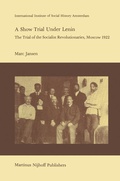 Cover: A Show Trial Under Lenin - Kluwer Academic Publishers