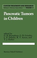 Cover: Pancreatic Tumors in Children - Kluwer Academic Publishers