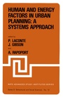 Cover: Human and Energy Factors in Urban Planning: A Systems Approach - Springer