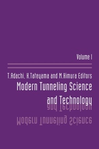 Abbildung von: Modern Tunneling Science And Technology - Swets & Zeitlinger