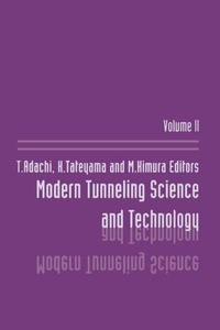 Abbildung von: Modern Tunneling Science And T - Swets & Zeitlinger