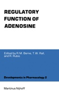 Cover: Regulatory Function of Adenosine - Springer