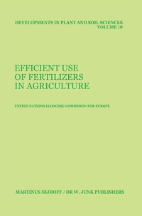 Abbildung von: Efficient Use of Fertilizers in Agriculture - Kluwer Academic Publishers