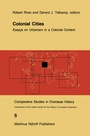 Cover: Colonial Cities - Springer