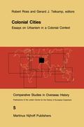 Cover: Colonial Cities - Springer